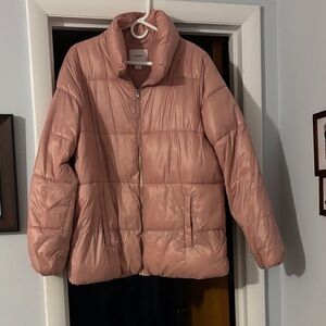 Old Navy Pink Puffer Jacket